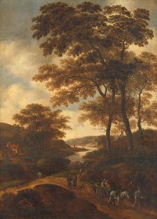 Wooded Landscape, 1640-1678. Creator: Pieter Jansz van Asch.