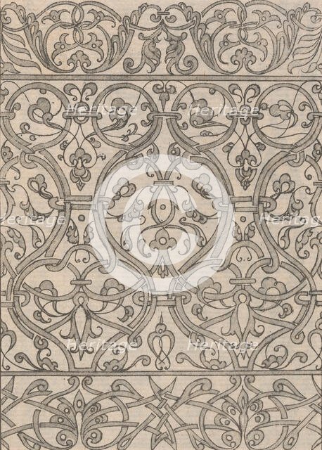 Copies after the 'Livre contenant passement de moresques' (plate 16), 19th century (?). Creator: Jacques Androuet Du Cerceau.