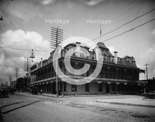 Hotel Duval [i.e. Duval Hotel], Jacksonville, Fla., between 1900 and 1905. Creator: Unknown.
