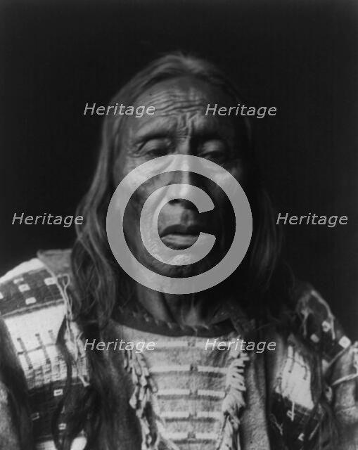 His Fights-Ogalala [sic], c1908. Creator: Edward Sheriff Curtis.