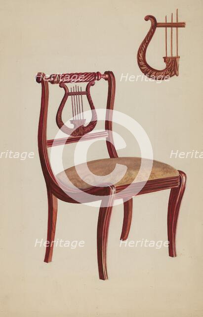 Chair, c. 1936. Creator: Ella Josephine Sterling.