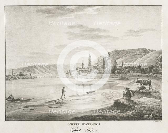 Nieder-oesterreich, Stadt Stein, 1819. Creator: Jakob Alt (Austrian, 1789-1872).