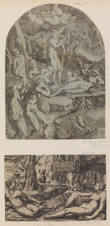 Venus and Nymphs Bathing, 1543. Creator: Antonio Fantuzzi.