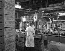 Ward & Sons soft drink bottling plant, Swinton, South Yorkshire, 1960. Artist: Michael Walters