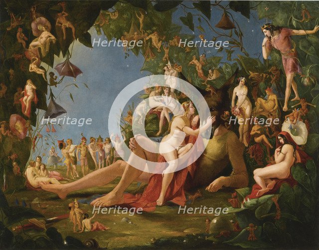 A Midsummer Night's Dream, c. 1846. Artist: Montaigne, William John (c. 1820-1902)