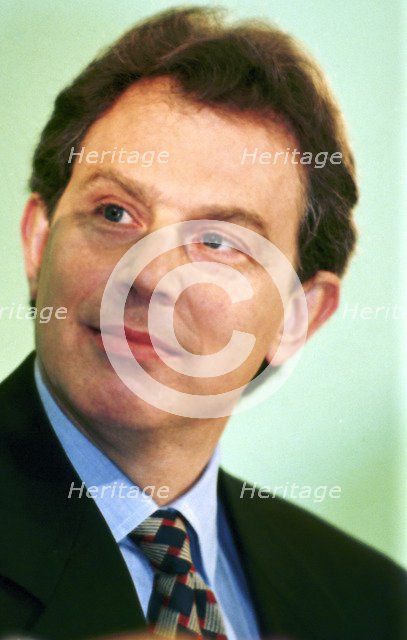 Tony Blair (1953- ), British Prime minister. Artist: Unknown