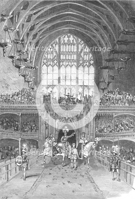 Coronation of George IV in Westminster Hall, 1897.