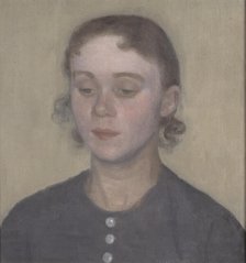 The Artist's Wife, Ida Hammershoi, née Ilsted, 1894. Creator: Vilhelm Hammershøi.