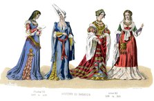 French costume: Charles VIII, Louis XII, (1882). Artist: Unknown