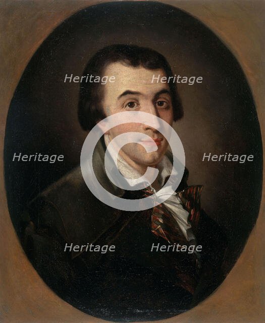 Portrait of Jacques-Pierre Brissot de Warville (1754-1793), c. 1790. Creator: Bonneville, François (active 1787-1802).