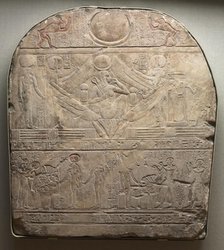 Stele of the High Priest of Ptah, Shedsunefertem, 945-924 BC. Creator: Unknown.
