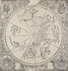 The chelestial chart of the southern hemisphere, early 16th century. Artist: Albrecht Durer.