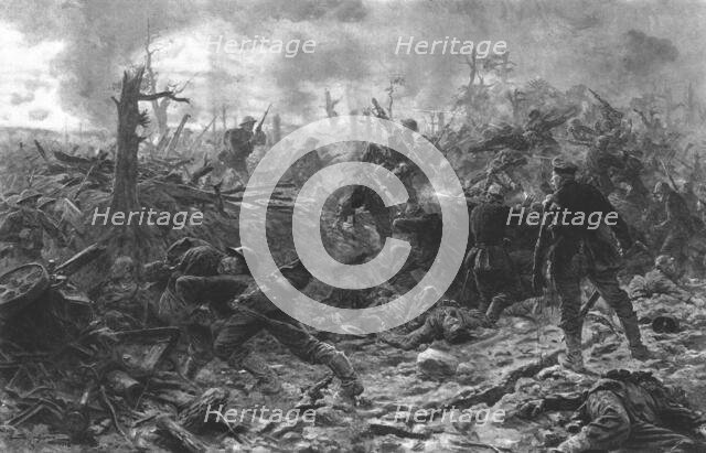 'Nos allies a l'assaut: les corps a corps du "Devils Wood"', 1916. Creator: Unknown.