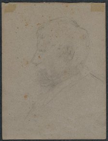 Profile Bust of a Man (verso), 1870s. Creator: Paul Gauguin (French, 1848-1903).