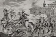 First Carlist War (1833-1840): Battle of Villarrobledo (20 September 1836), 1845.  Creators: Antonio Gómez y Cros, Jose Gomez.