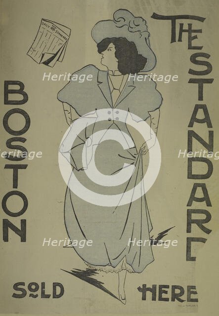 The Boston standard sold here, c1893 - 1897. Creator: Unknown.