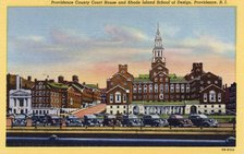 County Court House and Rhode Island School of Design, Providence, Rhode Island, USA, 1940. Artist: Unknown