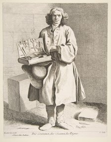 Peddler of Knives, Scissors and Combs, 1742. Creator: Caylus, Anne-Claude-Philippe de.