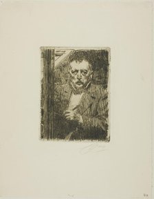 Self-Portrait 1911, 1911. Creator: Anders Leonard Zorn.