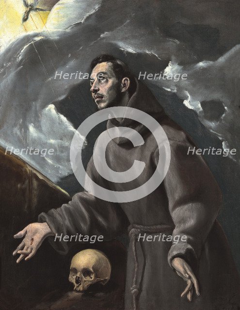 Saint Francis receiving the Stigmata, 1580.