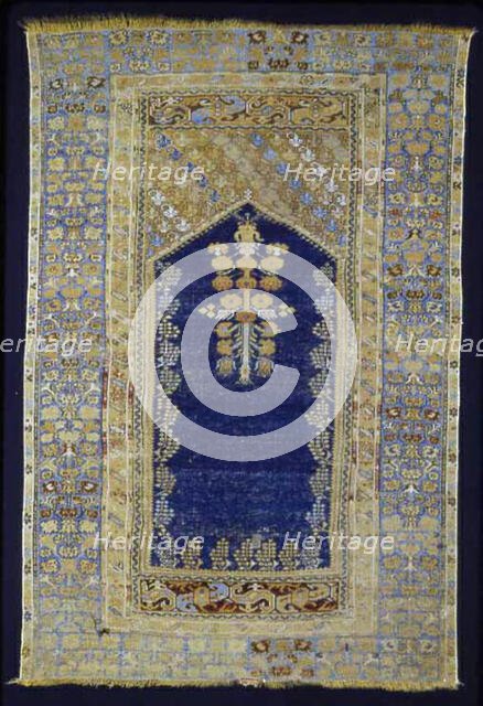 Prayer Carpet, Turkey, 1850/1900. Creator: Unknown.