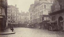 Rue de la Lingerie, de la rue Berger, 1860s-70s. Creator: Charles Marville.