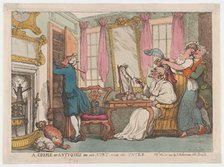 A Couple of Antiques or my Aunt and my Uncle, November 20, 1807., November 20, 1807. Creator: Thomas Rowlandson.