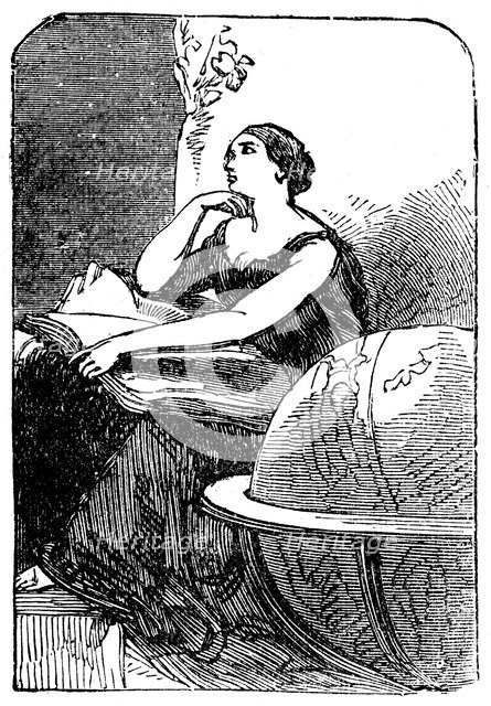 Hypatia (c370-415), mathematician and neo-Platonic philosopher, mid 19th century. Artist: Unknown