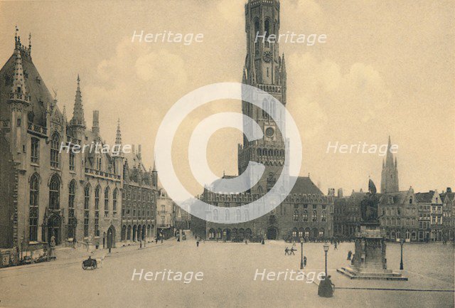 'Market Place', c1910. Artist: Unknown.