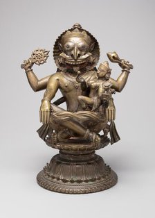 Lion-Headed Incarnation of God Vishnu (Narasimha), c. 15th century. Creator: Unknown.