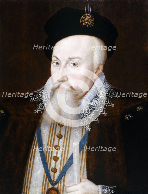 Portrait of Robert Dudley, Earl of Leicester, c1587.  Artist: William Segar.