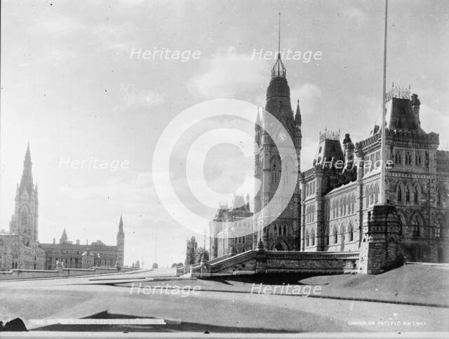 Dominion Of Canada, Parliament Buildings, 1914. Creator: Harris & Ewing.