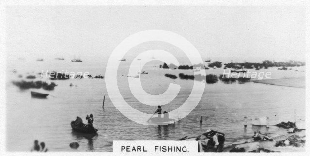 Pearl fishing, Australia, 1928. Artist: Unknown
