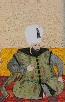 Ahmed I (1590-1617), Sultan of the Ottoman Empire, ca 1705. Artist: Levni, Abdulcelil (?-1732)