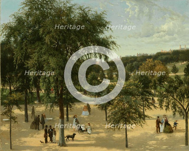 Boston Common, 1850/63. Creator: Unknown.