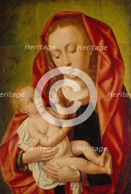 Virgin and Child with a Dragonfly, ca. 1500. Creator: Master of Saint Gilles.