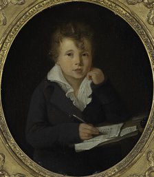 Portrait thought to be Ary Scheffer as a child. Creator: Johann Bernhard Scheffer.