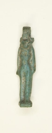 Amulet of a Lion-Headed Goddess, Egypt, Third Intermediate Period-Late Period, Dynasties 21-31... Creator: Unknown.