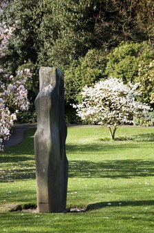 'Monolith (Empyrean)', sculpture by Barbara Hepworth, Kenwood House, Hampstead, London, 2007. Artist: James O Davies.