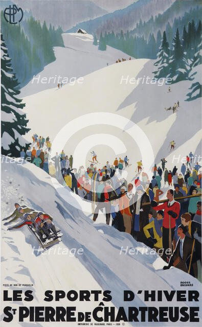 Les sports d'hiver à St Pierre de Chartreuse, 1930. Creator: Broders, Roger (1883-1953).