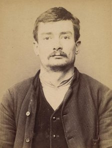 Havard. Octave, Onésime. 25 ans, né à Hedouville (Calvados). Polisseur. Anarchiste. 1/3/94., 1894. Creator: Alphonse Bertillon.