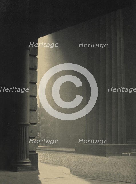 A shaft of light - Euston Station,c1929. Creator: Harry Moult.