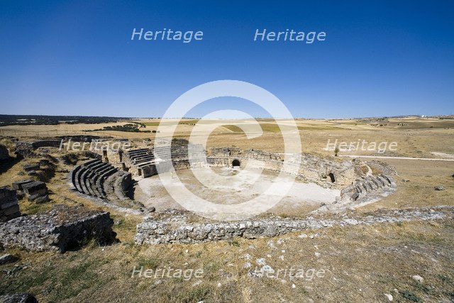 The amphitheatre at Segobriga, Spain, 2007. Artist: Samuel Magal