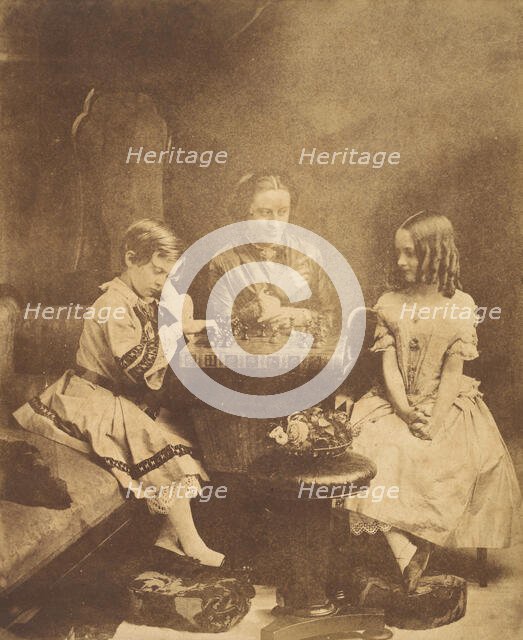 The Scholar's Mate, 1855. Creator: Oscar Gustav Rejlander.