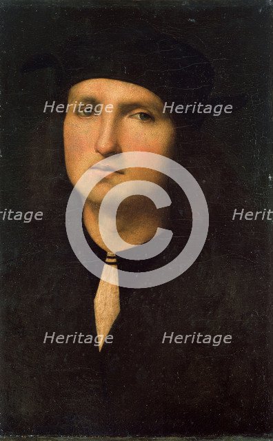 'Portrait of a Young Man', between 1495 and 1500.  Artist: Perugino