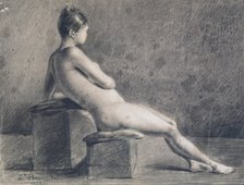 'Model in Profile', c1853-1922. Artist: Leon Joseph Florentin Bonnat