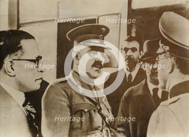 Surrender of Athens to the Germans, World War II, 1941. Artist: Unknown