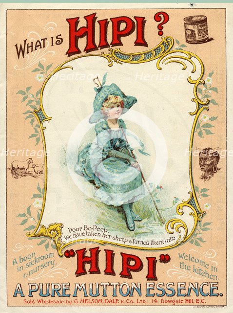 Hipi Mutton Essence, 1900-1920. Artist: Unknown
