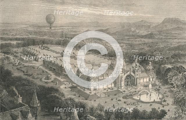 'The Building For The International Industrial Exhibition at Edinburgh', 1886. Creator: Unknown.