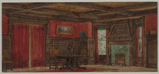 Rendering for Interior Design, about 1880- 1900. Creator: August Frederick Biehle (American, 1854-1918); M. James Bowman (American, 1872-1970).
